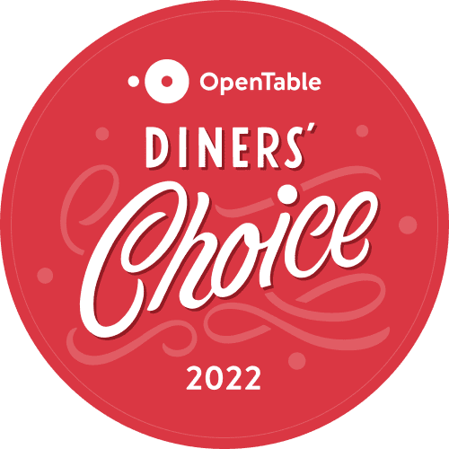 Badge for OpenTable Diners' Choice 2022